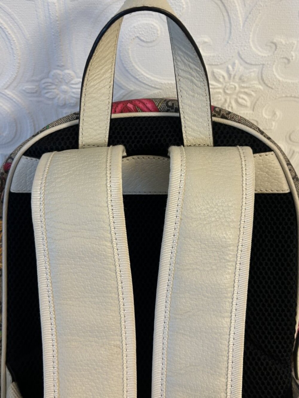 GUCCI Ophidia GG Supreme Flora Backpack - Picture 8 of 15